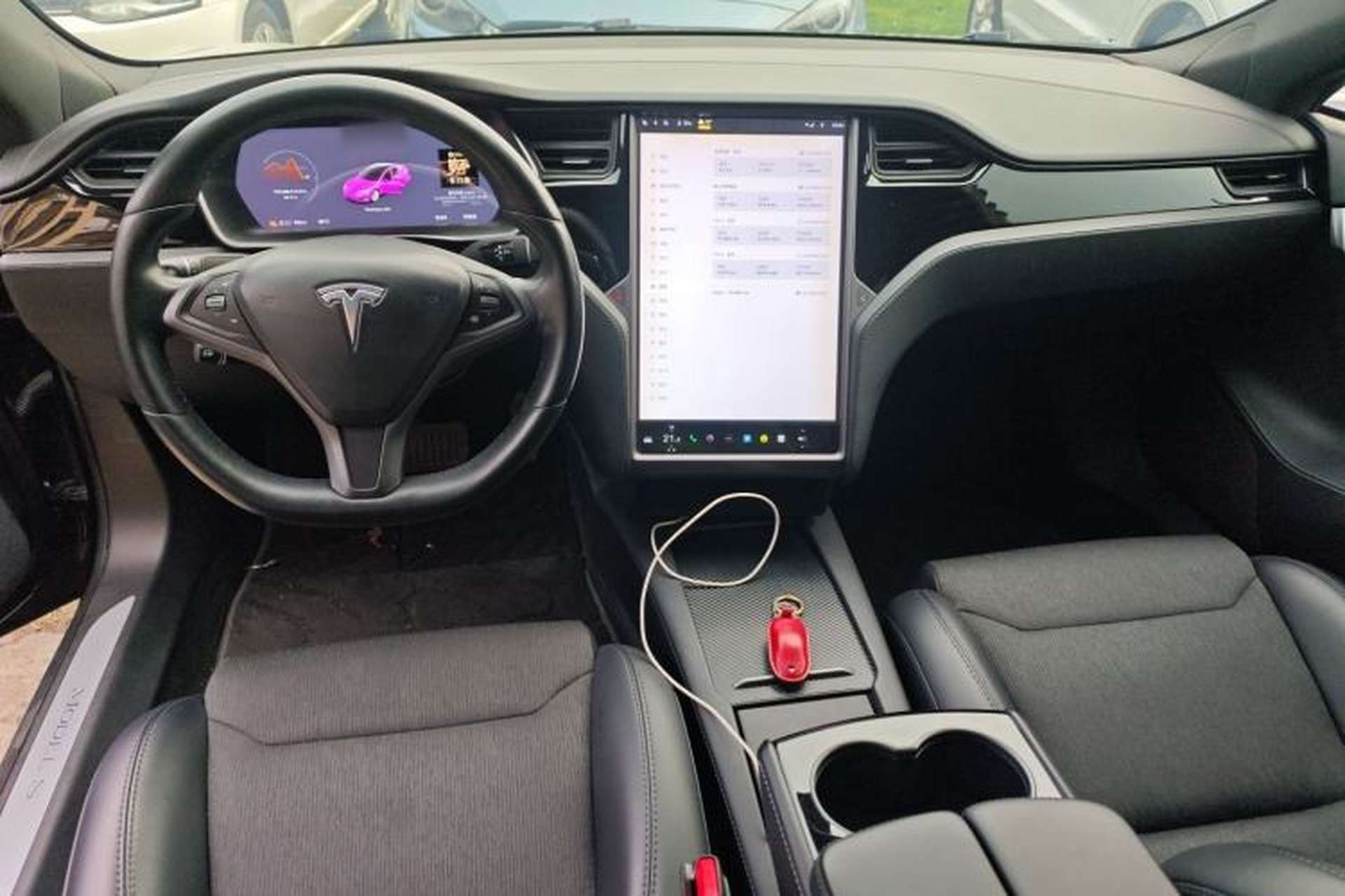 Used Tesla Model S 2017 S 75D Standard Range Edition Center Console
