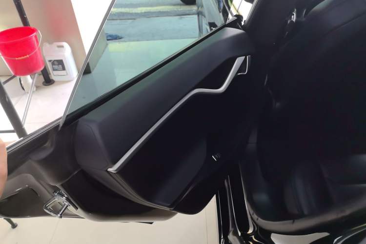 Used Tesla Model S 2017 S 100D Long Range Edition Left Rear Door Interior
