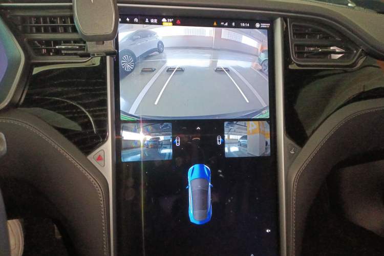 Used Tesla Model S 2017 S 75D Standard Range Edition Audio And AC Panel