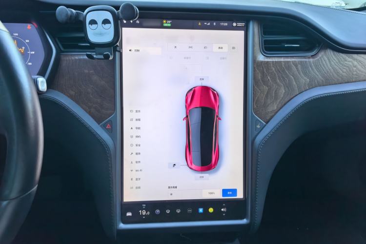 Used Tesla Model S 2017 S 75D Standard Range Edition Audio And AC Panel