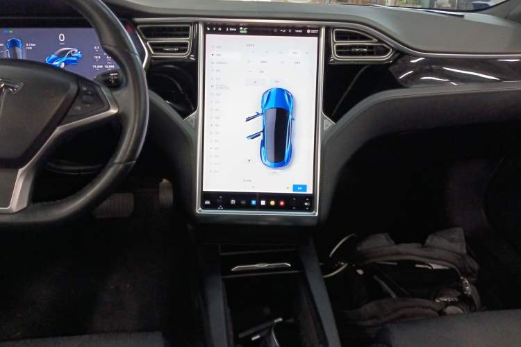 Used Tesla Model S 2017 S 75D Standard Range Edition Audio And AC Panel