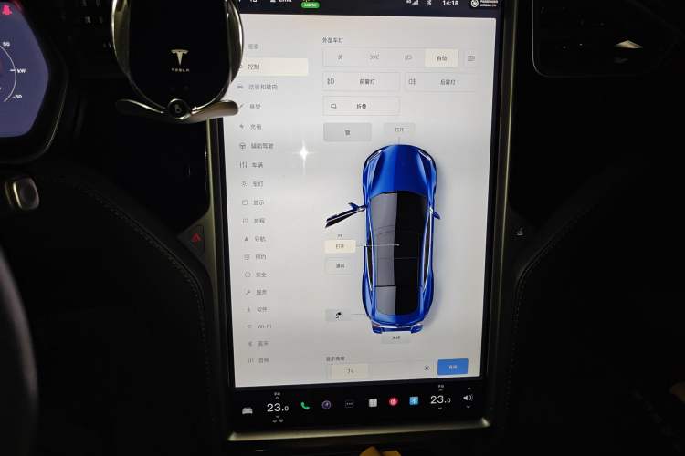 Used Tesla Model S 2017 S 75D Standard Range Edition Audio And AC Panel