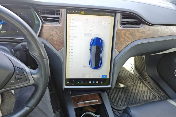 Used Tesla Model S 2017 S 75D Standard Range Edition Audio And AC Panel