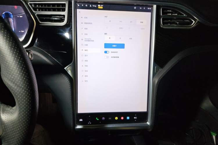 Used Tesla Model S 2017 S 75 Audio And AC Panel