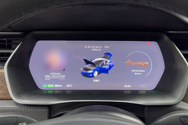 Used Tesla Model S 2017 S 75D Standard Range Edition Instrument Cluster
