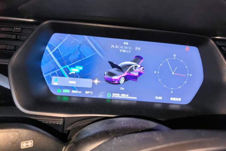 Used Tesla Model S 2017 S 75D Standard Range Edition Instrument Cluster