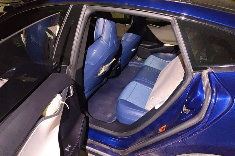 Used Tesla Model S 2017 S 100D Long Range Edition Left Rear Seat