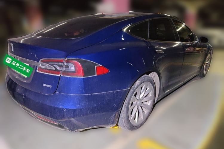 Used Tesla Model S 2017 S 100D Long Range Edition Rear Right 45 Deg