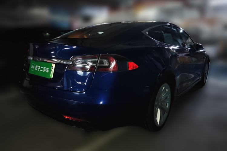 Used Tesla Model S 2017 S 75D Standard Range Edition Rear Right 45 Deg
