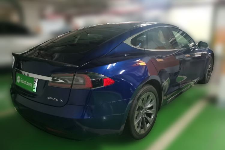 Used Tesla Model S 2017 S 75 Rear Right 45 Deg