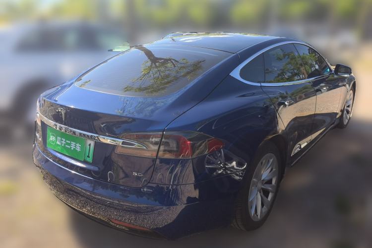 Used Tesla Model S 2017 S 75D Standard Range Edition Rear Right 45 Deg