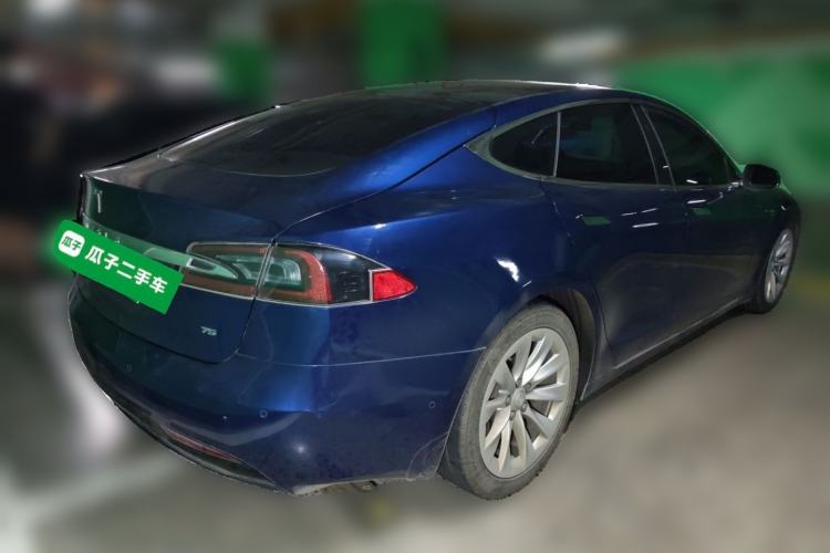 Used Tesla Model S 2017 S 75 Rear Right 45 Deg