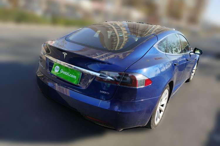 Used Tesla Model S 2017 S 100D Rear Right 45 Deg