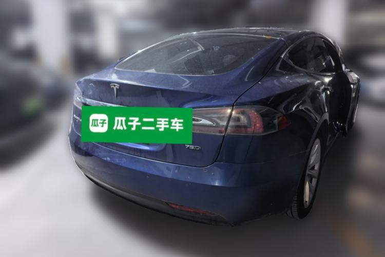 Used Tesla Model S 2017 S 75D Standard Range Edition Rear Right 45 Deg