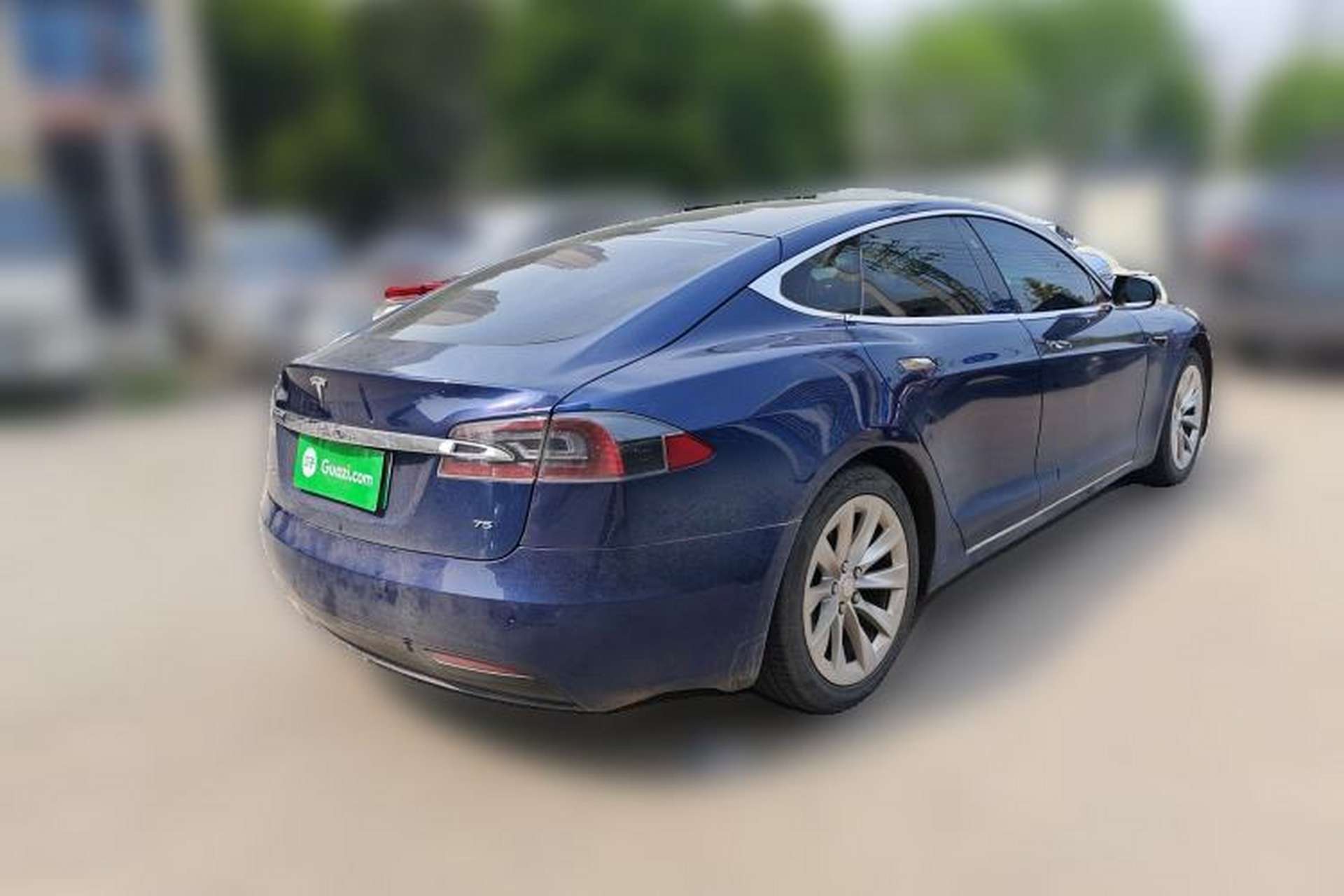 Used Tesla Model S 2017 S 75 Rear Right 45 Deg