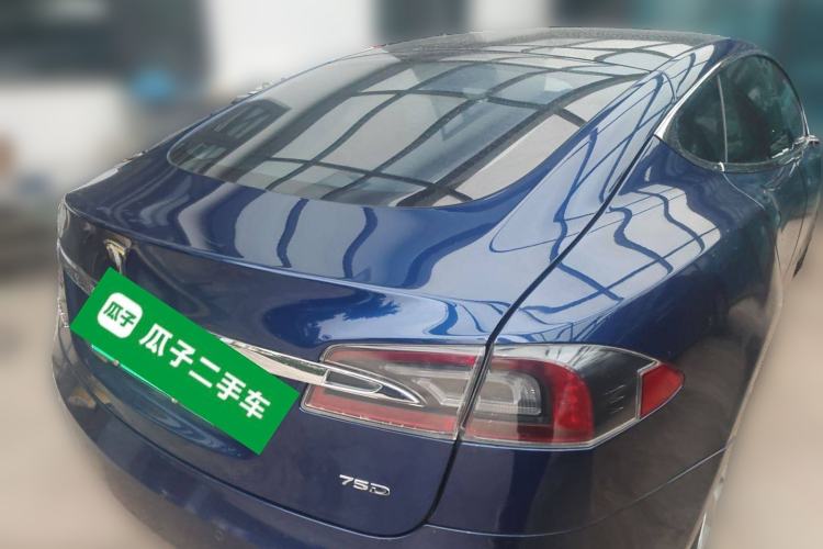 Used Tesla Model S 2017 S 75D Standard Range Edition Rear Right 45 Deg