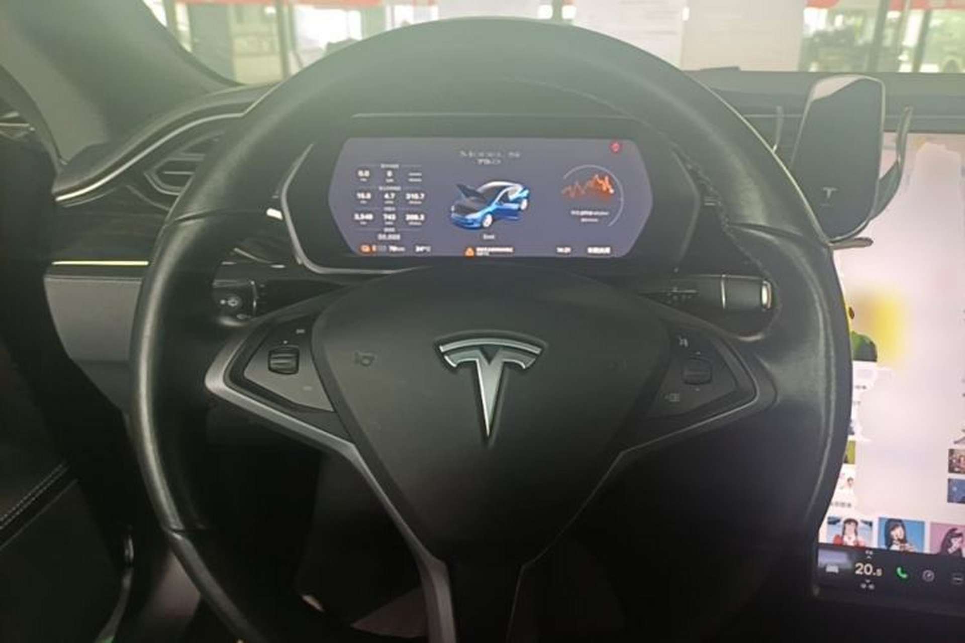 Used Tesla Model S 2017 S 75D Standard Range Edition Steering Wheel