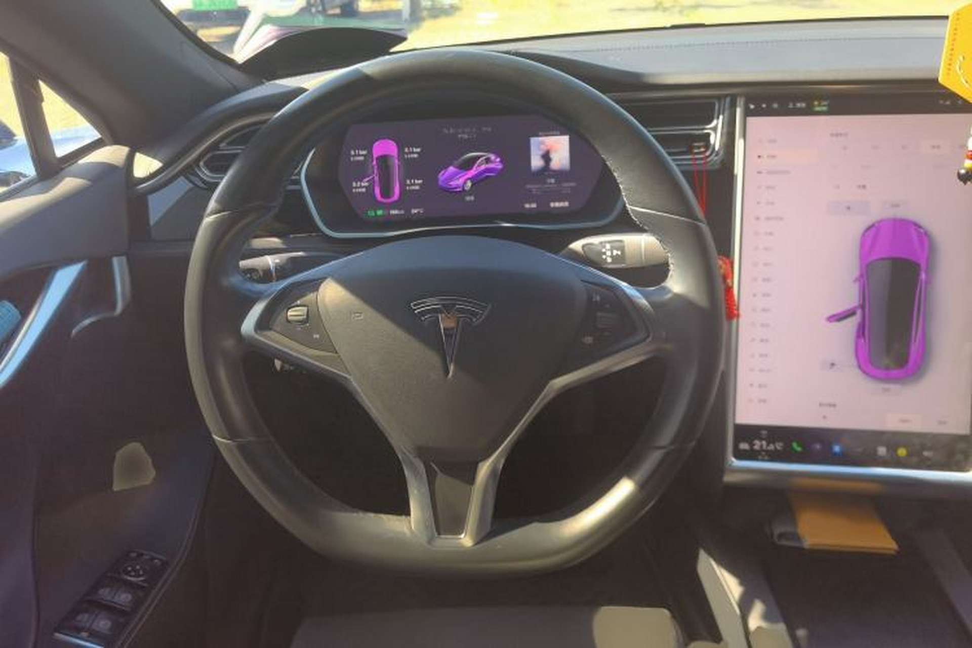 Used Tesla Model S 2017 S 75D Standard Range Edition Steering Wheel