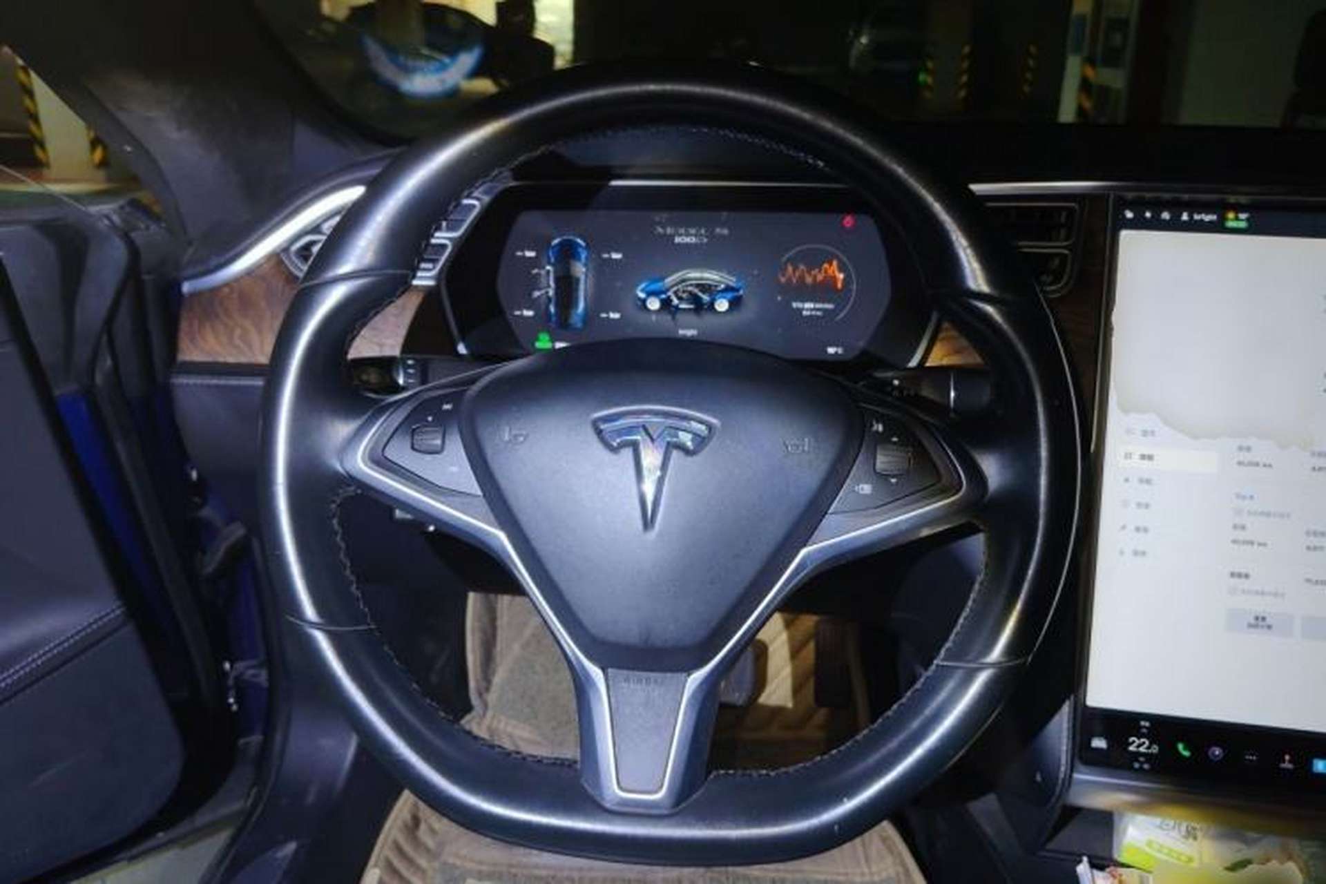 Used Tesla Model S 2017 S 100D Long Range Edition Steering Wheel
