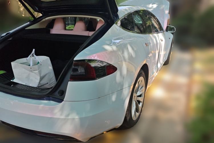 Used Tesla Model S 2017 S 75D Standard Range Edition Rear Right 45 Deg