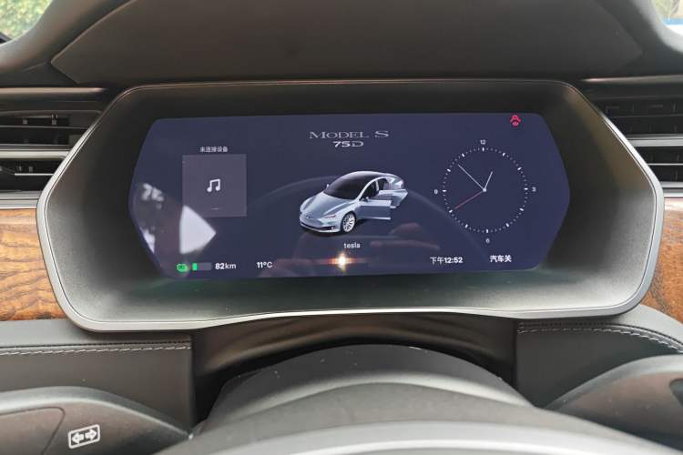 Used Tesla Model S 2017 S 75D Standard Range Edition Instrument Cluster
