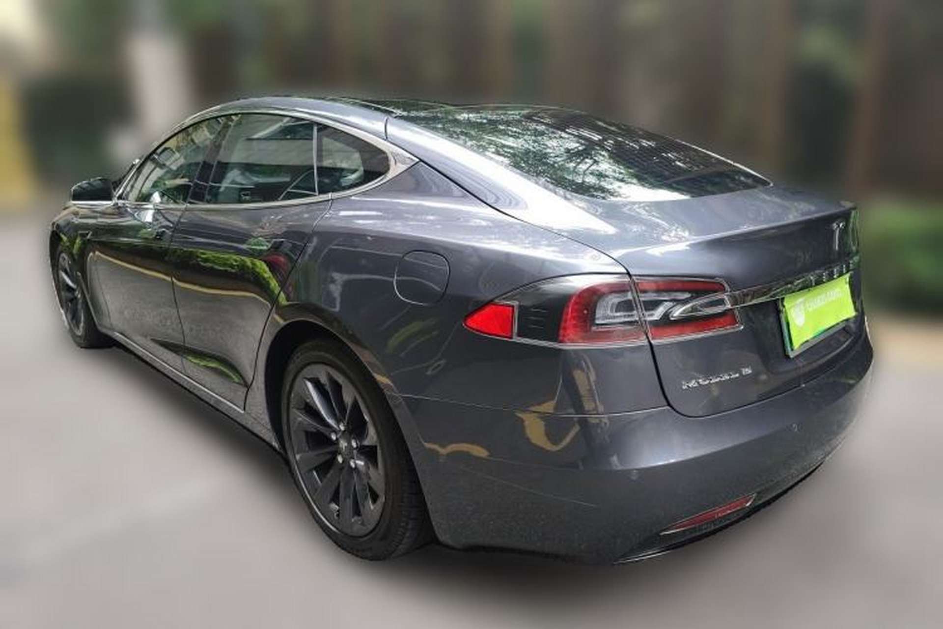 Used Tesla Model S 2017 S 100D Long Range Edition Rear Left 45 Deg