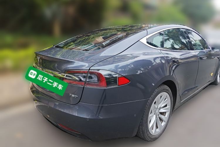 Used Tesla Model S 2017 S 75D Standard Range Edition Rear Right 45 Deg