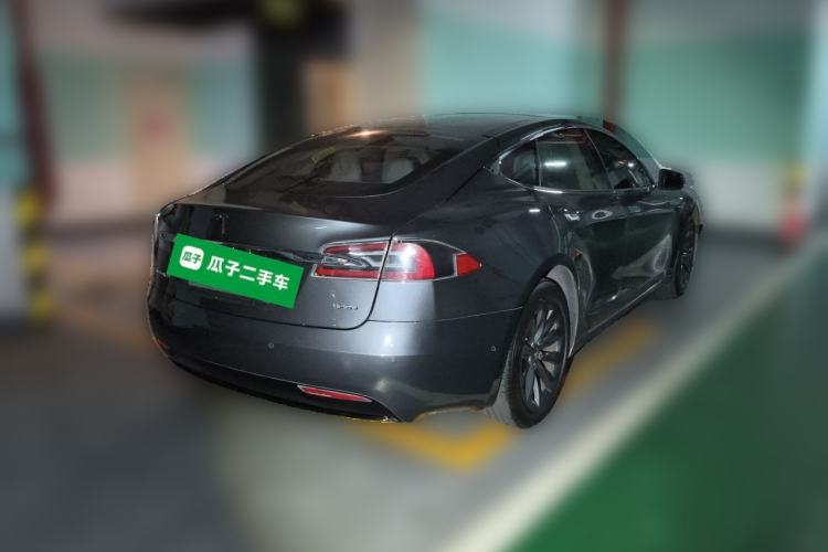 Used Tesla Model S 2017 S 100D Long Range Edition Rear Right 45 Deg
