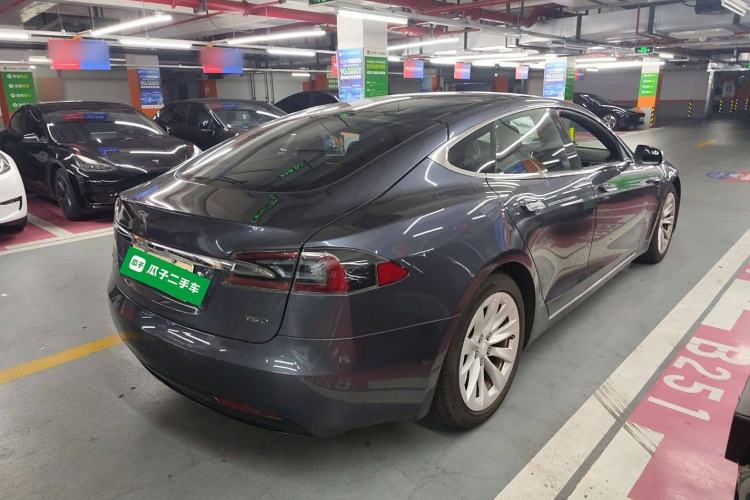 Used Tesla Model S 2017 S 75D Standard Range Edition Rear Right 45 Deg