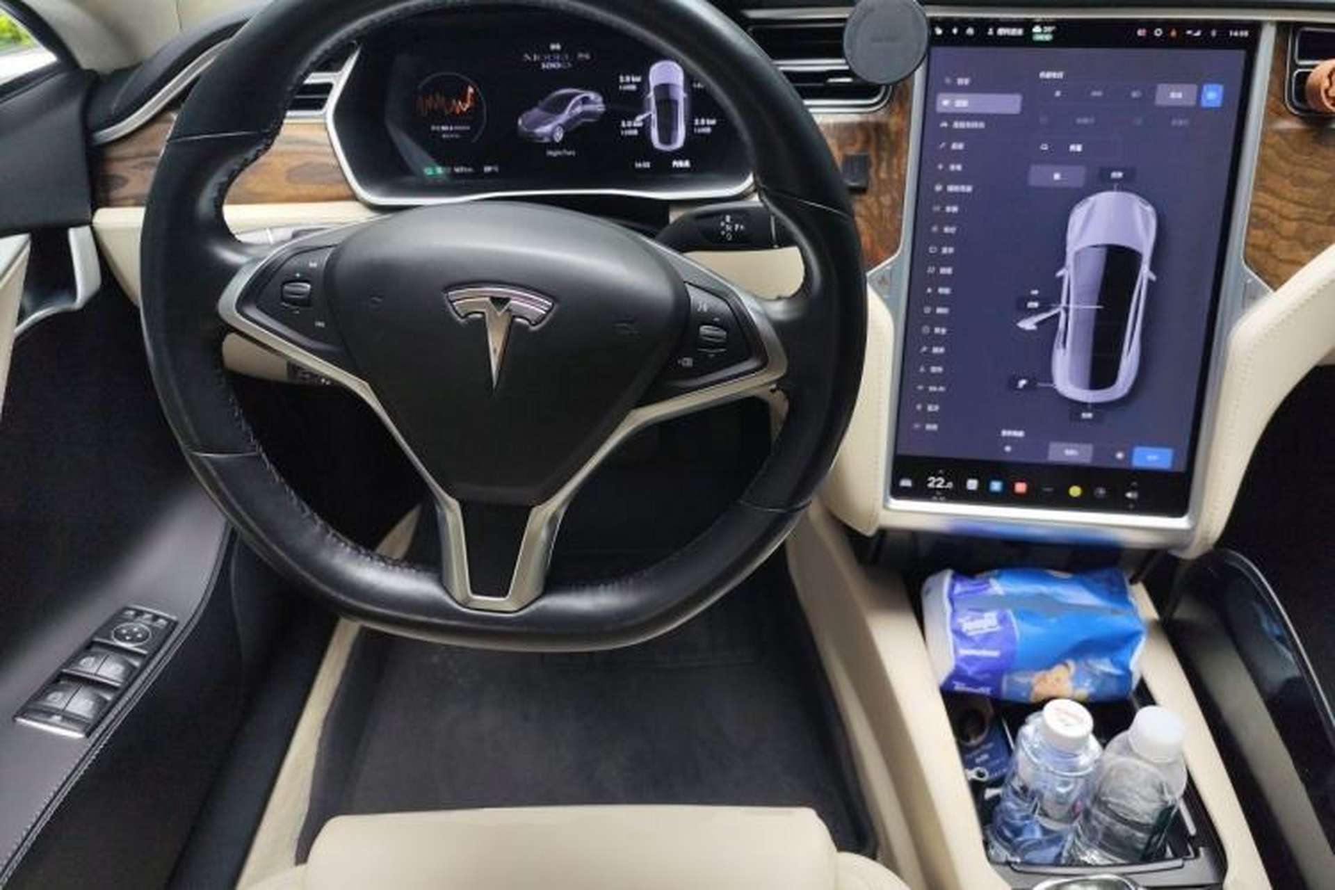 Used Tesla Model S 2017 S 100D Long Range Edition Steering Wheel