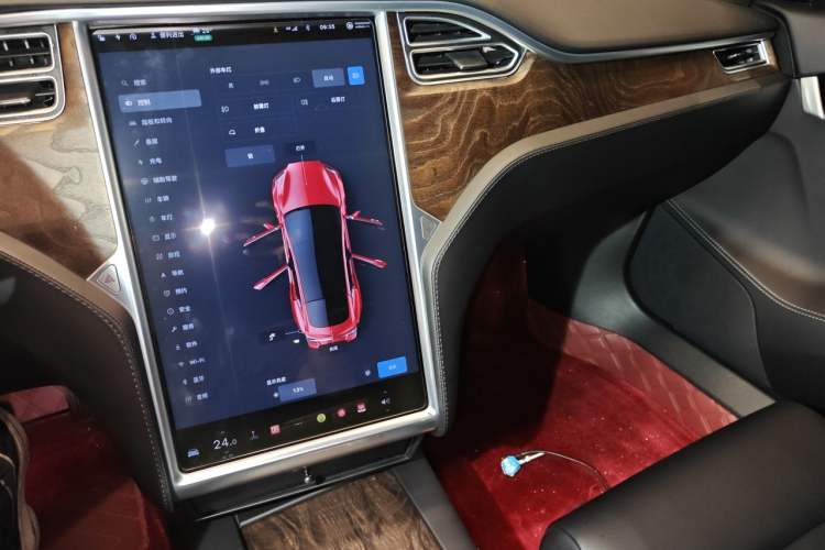 Used Tesla Model S 2017 S 75D Standard Range Edition Audio And AC Panel