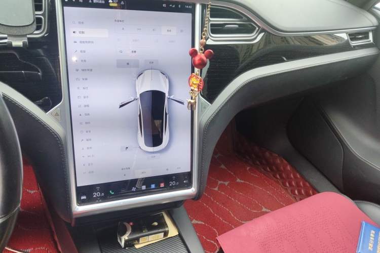 Used Tesla Model S 2017 S 75D Standard Range Edition Audio And AC Panel