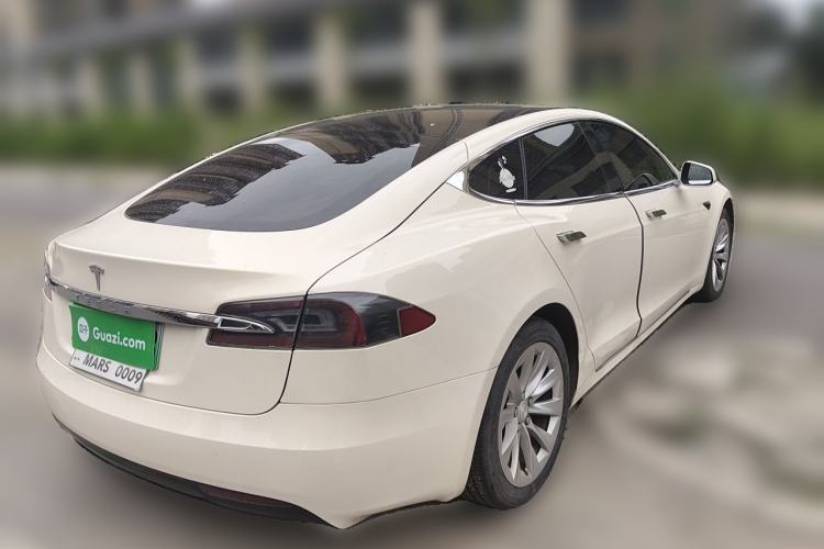 Used Tesla Model S 2017 S 75D Standard Range Edition Rear Right 45 Deg