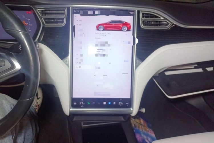 Used Tesla Model S 2017 S 75D Standard Range Edition Audio And AC Panel
