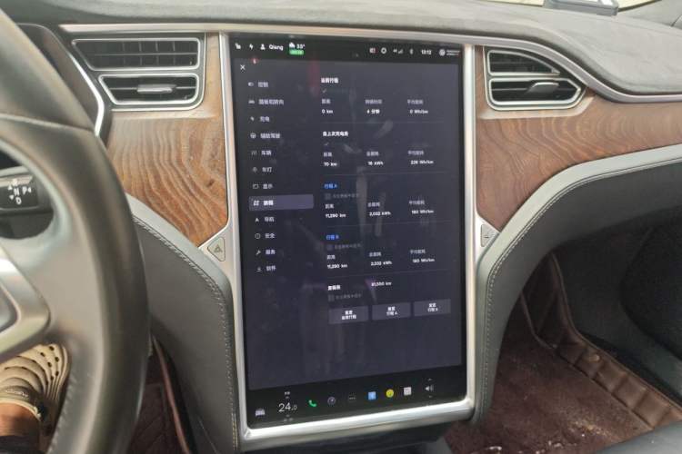 Used Tesla Model S 2017 S 75D Standard Range Edition Audio And AC Panel