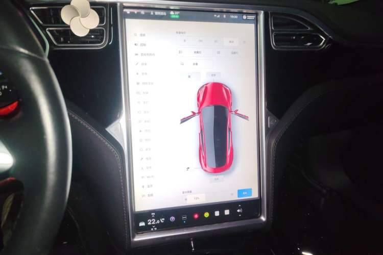 Used Tesla Model S 2017 S 75D Standard Range Edition Audio And AC Panel