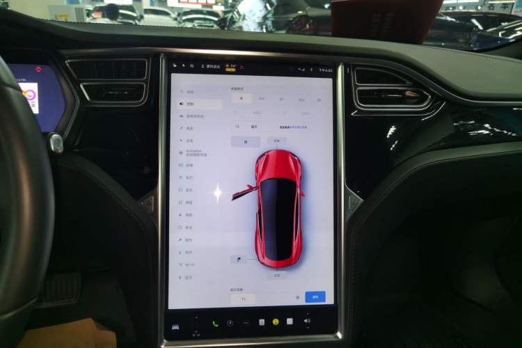 Used Tesla Model S 2017 S 75D Standard Range Edition Audio And AC Panel