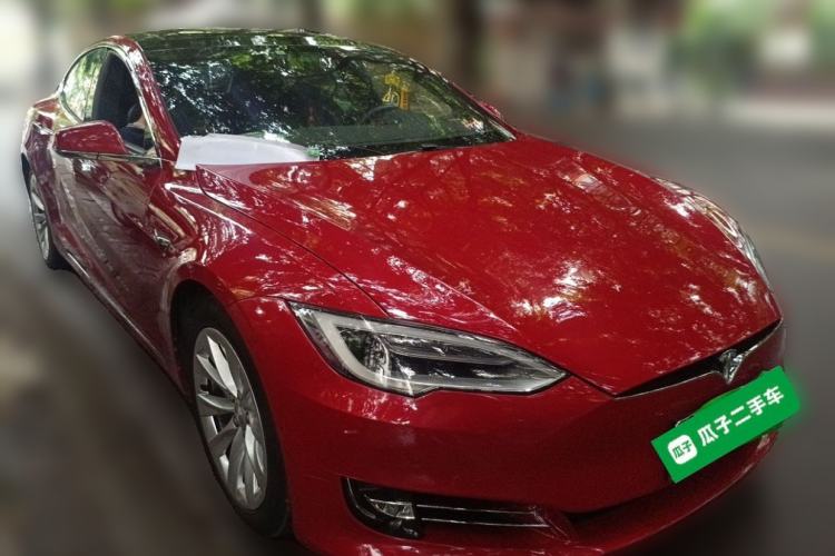 Used Tesla Model S  Front Right 45 Deg
