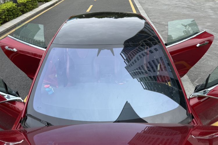Used Tesla Model S 2017 S 75D Standard Range Edition Headliner