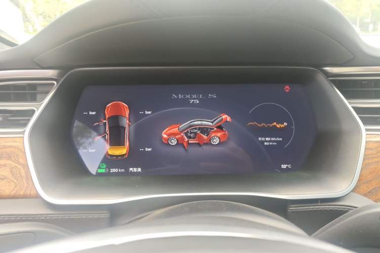 Used Tesla Model S 2017 S 75 Instrument Cluster