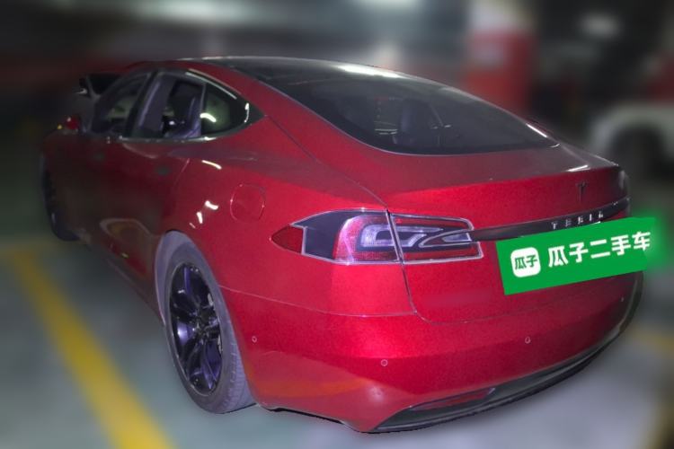 Used Tesla Model S 2017 S 100D Rear Left 45 Deg