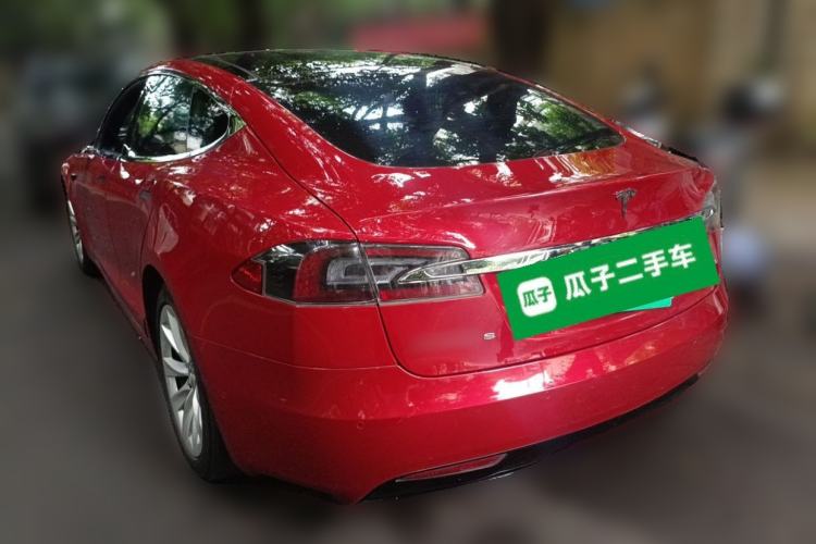 Used Tesla Model S  Rear Left 45 Deg