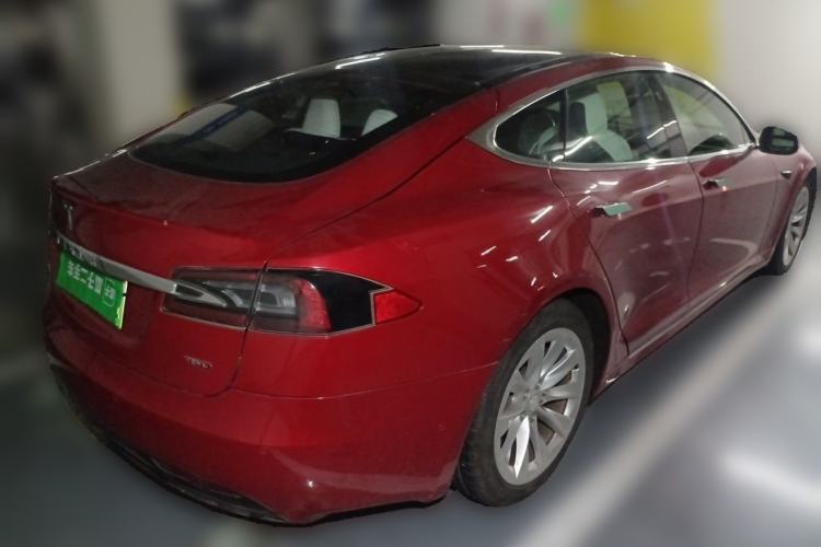 Used Tesla Model S 2017 S 75D Standard Range Edition Rear Right 45 Deg