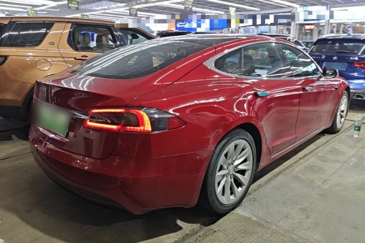 Used Tesla Model S 2017 S 75D Standard Range Edition Rear Right 45 Deg