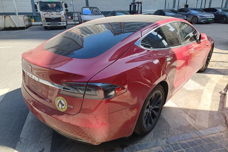 Used Tesla Model S 2017 S 75D Standard Range Edition Rear Right 45 Deg