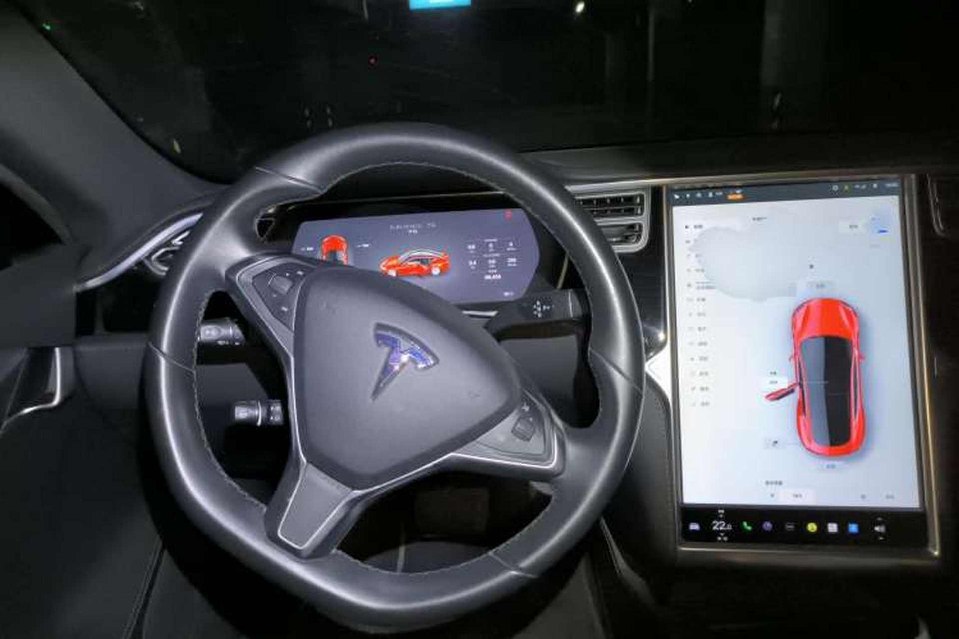 Used Tesla Model S 2017 S 75 Steering Wheel