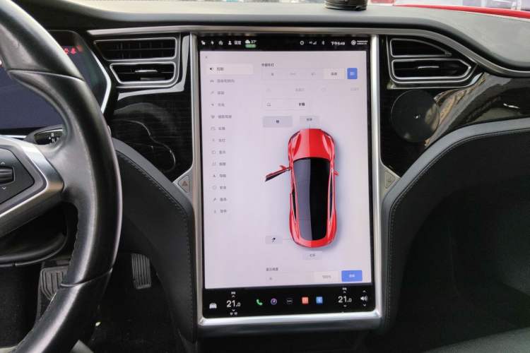 Used Tesla Model S 2017 S 75 Audio And AC Panel