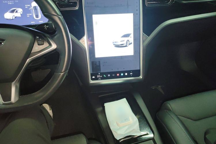 Used Tesla Model S 2017 S 75D Standard Range Edition Audio And AC Panel