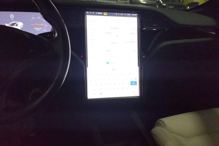 Used Tesla Model S 2017 S 100D Long Range Edition Audio And AC Panel