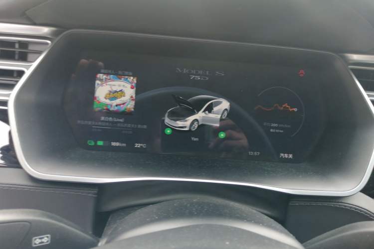 Used Tesla Model S 2017 S 75D Standard Range Edition Instrument Cluster
